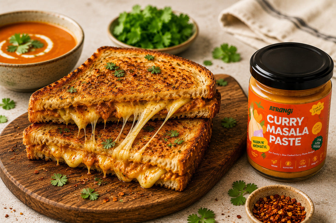 Curry Cheese Toastie